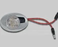M3 RED CLEAR LED WITH BEZEL