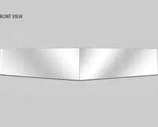 STANDARD CAB BOLTLESS TOP LIT SUNVISOR