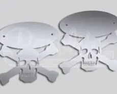 SKULL AND CROSSBONES EMBLEM ACCENTS
