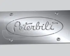 PETERBILT LOGO LICENSE PLATE