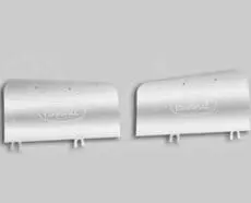 FENDER GUARDS - WITH ETCHED PETERBILT LOGO