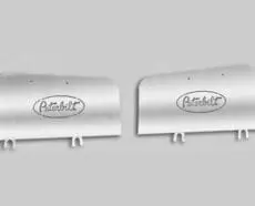 FENDER GUARDS - WITH PETERBILT LOGO CUTOUT