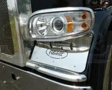 HEADLITE MOUNT FENDER GUARDS WITH LOGO