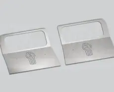 W900B HEADLIGHT SURROUND FENDER GUARDS WITH LOGO CUTOUT