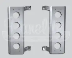 AIR CLEANER LITE BAR - FRONT - 2" ROUND HOLES
