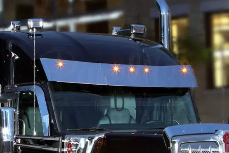 12" SUNVISOR - KENWORTH MIDROOF