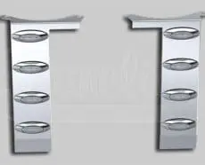 2022+ INTERNATIONAL HX620 AIR CLEANER LITE BAR - FRONT