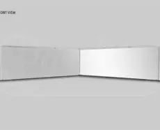 ULTRACAB SUNVISOR - BOLTLESS STRAIGHT TOP BOWTIE