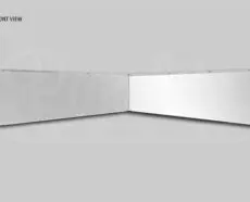 ULTRACAB SUNVISOR - BOLTLESS STRAIGHT TOP BOWTIE
