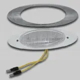 M1 AMBER CLEAR LED WITH BEZEL - 10 PACK - Image 2