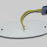 M1 AMBER LED WITH PACKARD PLUG - 10 PACK - Panelite