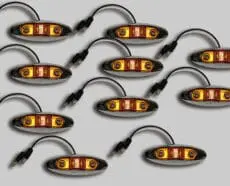 P168A AMBER LED LITE - 10 PACK