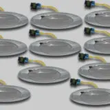 M1 AMBER CLEAR LED WITH PACKARD PLUG - 10 PACK