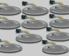 M1 AMBER CLEAR LED WITH PACKARD PLUG - 10 PACK
