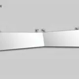 STRAIGHT TOP BOWTIE SUNVISOR - PETERBILT 589 HIGH ROOF - Image 4