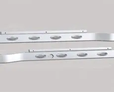 589 CAB PANELS - M5 AMBER CLEAR LED - BLOCK HEATER