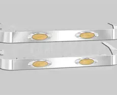 PETERBILT 589 SLEEPER PANELS - 44" SLEEPER - M1 AMBER LED