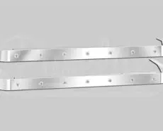 PETERBILT 589 SLEEPER PANELS - 58" SLEEPER - 3/4" ROUND AMBER CLEAR LED