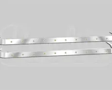 PETERBILT 589 SLEEPER PANELS - 80" SLEEPER - 3/4" ROUND AMBER LED