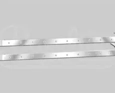 PETERBILT 589 SLEEPER PANELS - 80" SLEEPER - 3/4" ROUND AMBER CLEAR LED