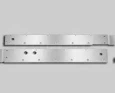 W900B CAB PANELS - 3/4" ROUND AMBER CLEAR LED WITH BLOCK HEATER CUTOUTS & STEP LITE CUTOUTS
