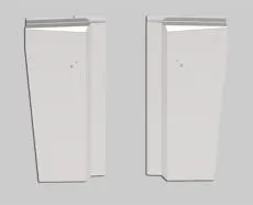 BLANK HOOD EXTENSION PANEL - PETERBILT 589 LONG HOOD