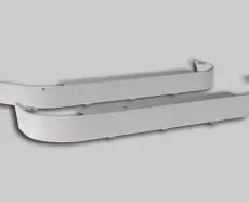 2024+ 40" SLEEPER PANELS - KENWORTH T680/T880/W990 WITH CAB EXHAUST