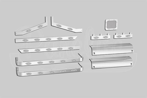 PANELITE TRIM PACKAGE FOR REAR MOUNT EXHAUST image