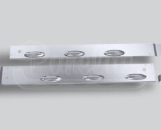 W900B CAB PANELS WITH BLOCK HEATER AND STEP LITE CUTOUTS