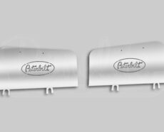 FENDER GUARDS - WITH PETERBILT LOGO CUTOUT