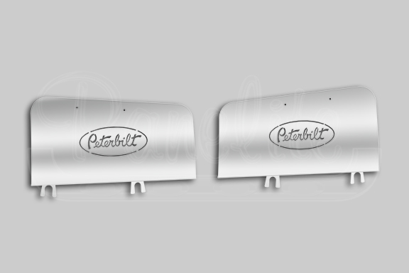 FENDER GUARDS – WITH PETERBILT LOGO CUTOUT image