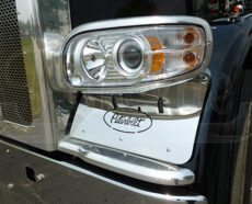 HEADLITE MOUNT FENDER GUARDS WITH LOGO