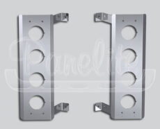AIR CLEANER LITE BAR - FRONT - 2" ROUND HOLES