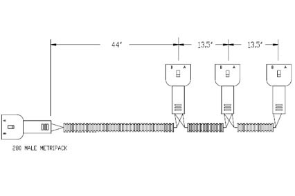 3 SHOT REPLACEMENT HARNESS image