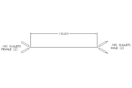 36″ WIRE HARNESS image