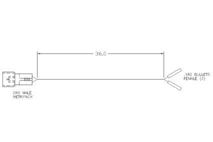 36″ WIRE HARNESS image