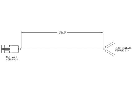 WEATHERPACK WIRE HARNESS image