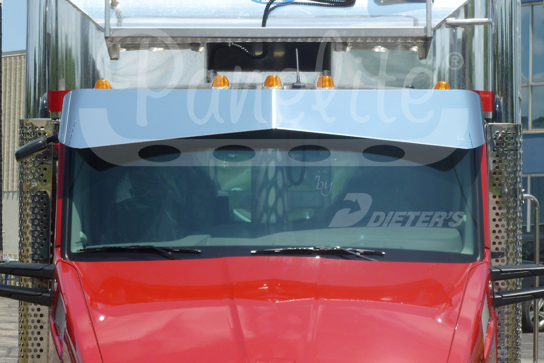 LOWROOF/DAYCAB SUNVISOR - REVERSE BOWTIE image