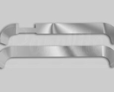 WINDOW VISORS WITH MIRROR CUTOUT