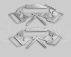 EMBLEM ACCENT - CANADIAN FLAGS