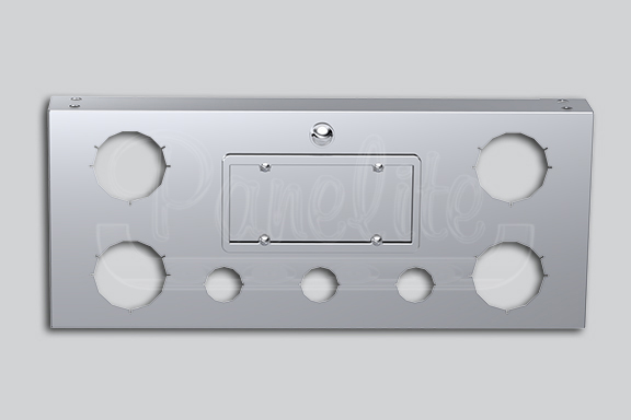 REAR FRAME FILLER WITH LITE HOLES – NO BACK PLATE image