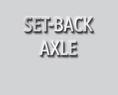 SET-BACK AXLE WITH DUAL EXHAUST