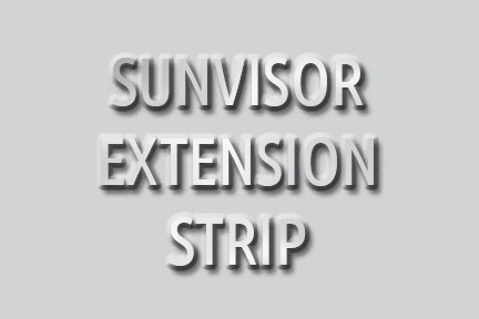 Sunvisor Extension Strip