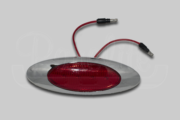 M1 RED LED WITH BEZEL - Panelite