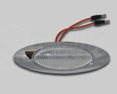 M1 RED CLEAR LED WITH BEZEL