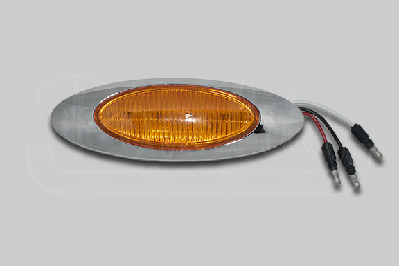 M1 AMBER LED TURNAL SIGNAL WITH BEZEL image