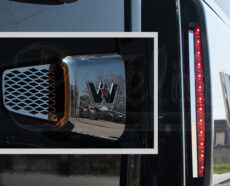57x, 49X & 47X AIR INTAKE SCREEN WITH RED LED MARKER/TURN LIGHT BAR