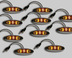 P168A AMBER LED LITE - 10 PACK