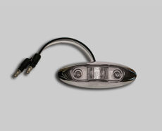 P168AC AMBER CLEAR LED LITE
