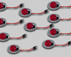 M3 RED LED WITH BEZEL - 10 PACK